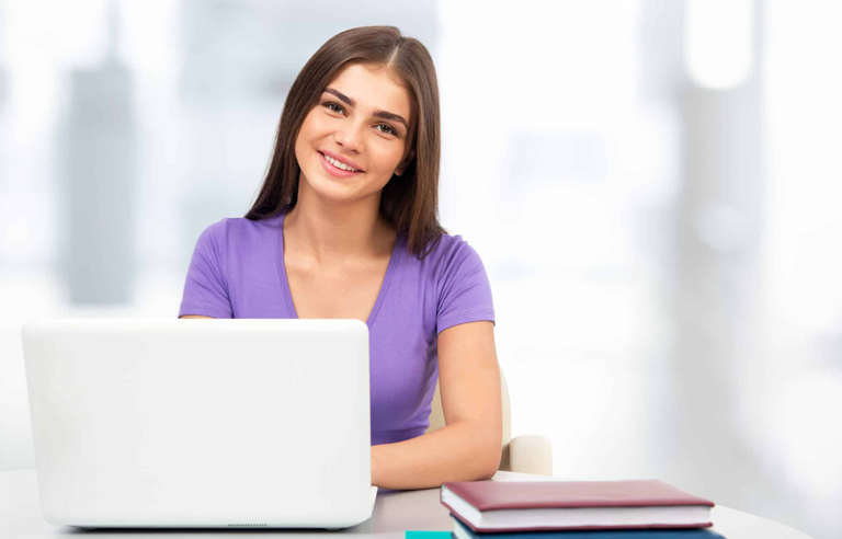 high school English: Engaging tutoring session a female student deeply engage in high school English tutoring session
