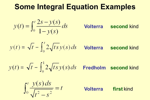 Integral Equations Demystified: Examples for Homework and Assignment Help Examples of integral equations for homework and assignment help