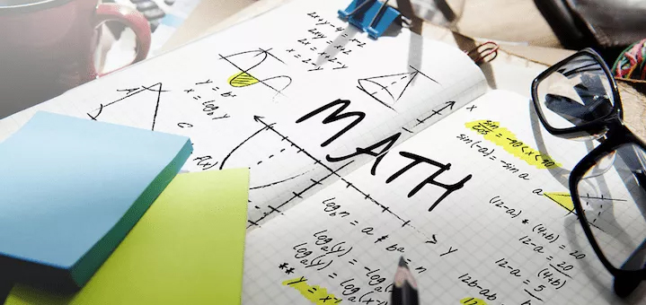 Unlocking Math Mastery: Essential Homework Help with Equations and Formulas A notebook with math equations and formulas written on its pages, providing assistance for math homework help